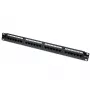 Techly Patch Panel UTP 24 Ports RJ45 Cat.6 I-PP 24-RU-C6T, IEEE 802.3, IEEE 802.3ab, IEEE 802.3u, 10/100/1000Base-T(X), Ātrais Ethernet, Gigabit Ethernet, 1000 Mbit/s, RJ-45, Zelts