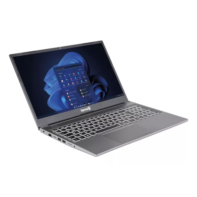 TERRA 1517R Intel® Core™ i3 i3-1315U Laptop 39,6 cm (15.6 inch) Full HD 8 GB DDR4-SDRAM 500 GB SSD Wi-Fi 6 (802.11ax) Windows 11 Pro German pelēka