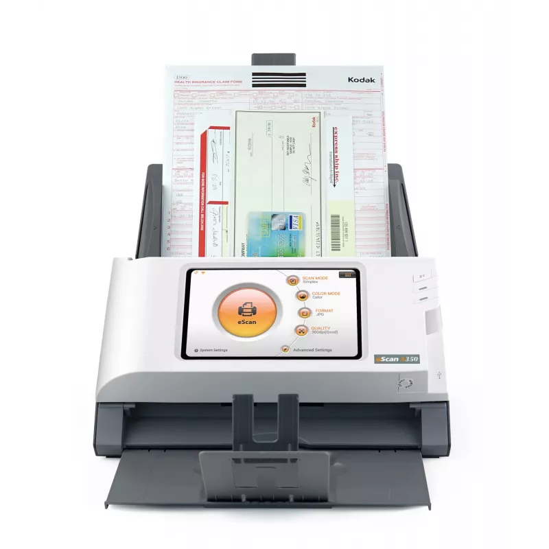 Plustek eScan A350 Essential ADF skeneris 600 x 600 DPI A4 Melns, Balts