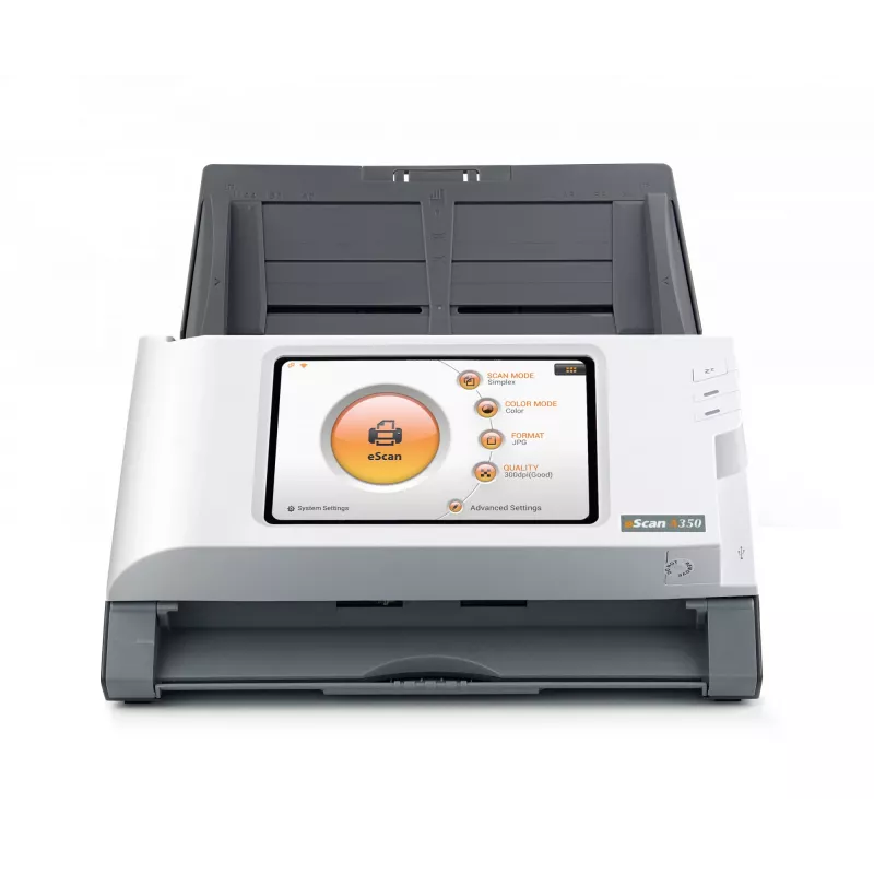 Plustek eScan A350 Essential ADF skeneris 600 x 600 DPI A4 Melns, Balts