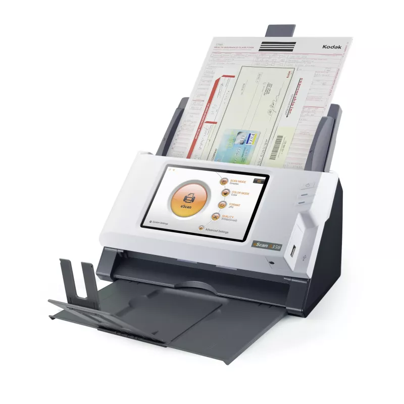 Plustek eScan A350 Essential ADF skeneris 600 x 600 DPI A4 Melns, Balts