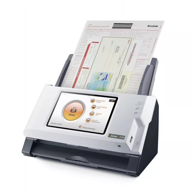 Plustek eScan A350 Essential ADF skeneris 600 x 600 DPI A4 Melns, Balts