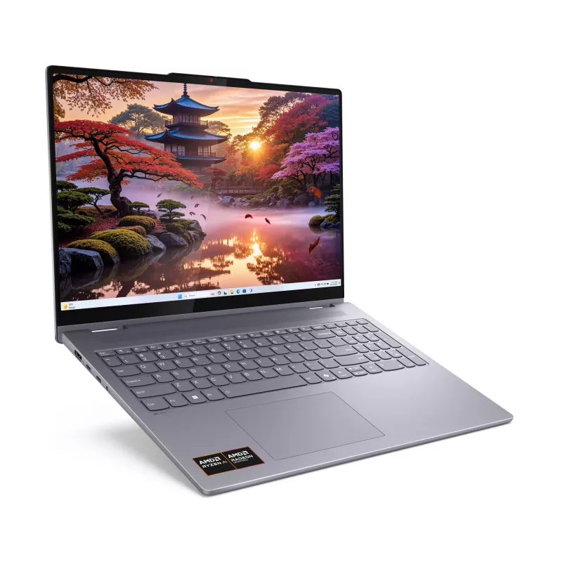 Lenovo IdeaPad 5 2-in-1 16AKP10 Copilot+ PC AMD Ryzen™ AI 5 340 Hybrid (2-in-1) 40.6 cm (16 inch) Skārienjūtīgs WUXGA 16 GB LPDDR5x-SDRAM 1 TB SSD Wi-Fi 7 (802.11be) Windows 11 Home vācu valoda pelēks