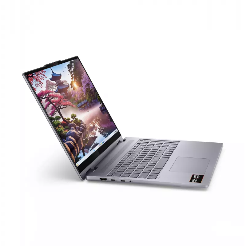 Lenovo IdeaPad 5 2-in-1 16AKP10 Copilot+ PC AMD Ryzen™ AI 5 340 Hybrid (2-in-1) 40.6 cm (16 inch) Skārienjūtīgs WUXGA 16 GB LPDDR5x-SDRAM 1 TB SSD Wi-Fi 7 (802.11be) Windows 11 Home vācu valoda pelēks