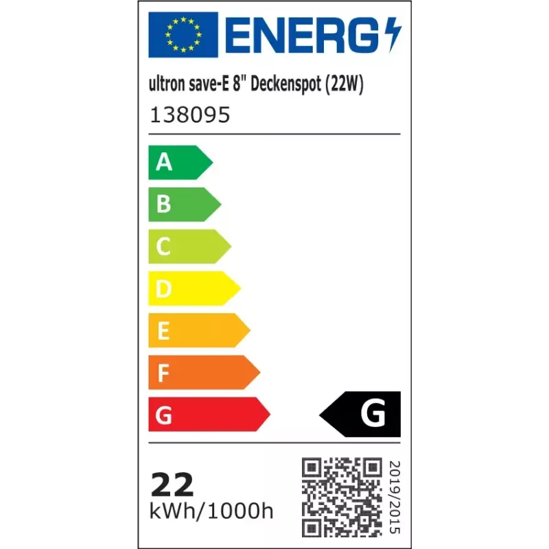 Energotaupības spuldze Ultron 138095 22 W 4000 K