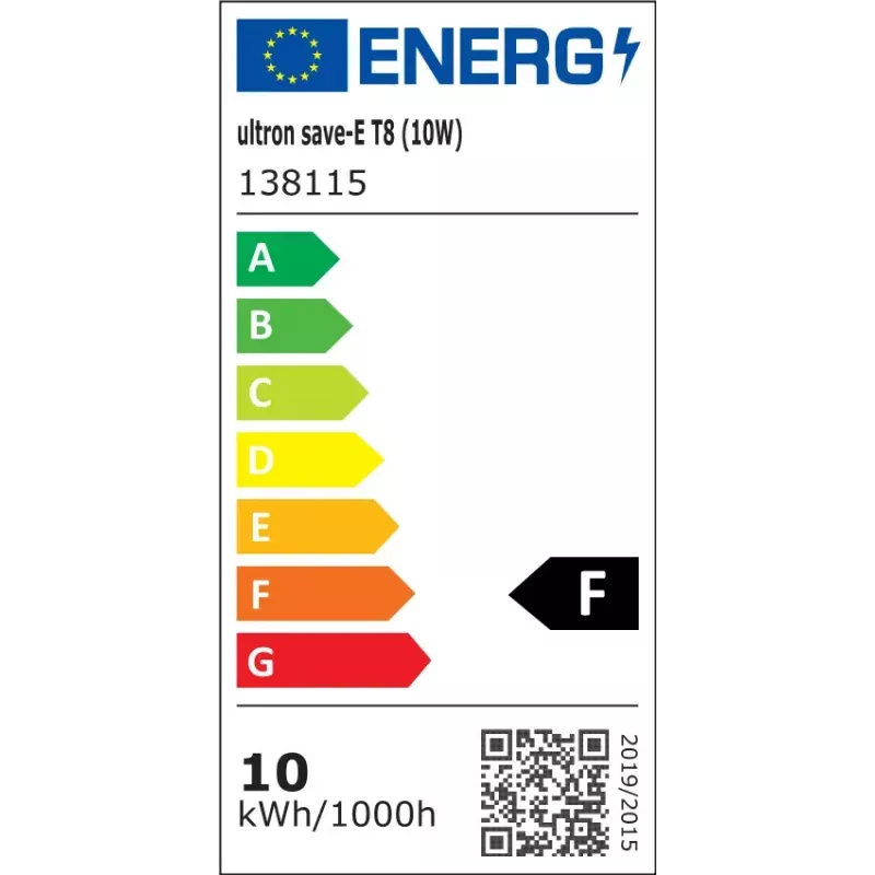 Energotaupīgā spuldze Ultron 138115 10W G13 4000K