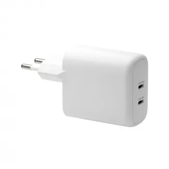 dbramante1928 re-charge Pro - EU sienas lādētājs 2x USB-C 20W - W