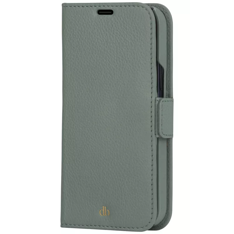 Maka vāciņš dbramante1928 New York iPhone 13 Pro, zaļš, 3 karšu kabatas, piemērots 6,1 collas (15,5 cm)