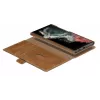 Folio futrālis dbramante1928 Lynge Samsung Galaxy S22 Ultra, iedeguma krāsā, piemērots ekrāniem līdz 17,3 cm (6,8 collām), galda statīvs