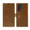 Folio futrālis dbramante1928 Lynge Samsung Galaxy S22 Ultra, iedeguma krāsā, piemērots ekrāniem līdz 17,3 cm (6,8 collām), galda statīvs