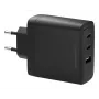 Lādētājs dbramante1928 re-charge IT EU W. Lādētājs 2x USB-C 100W + 1x USB-A, Iekštelpām, AC, Melns
