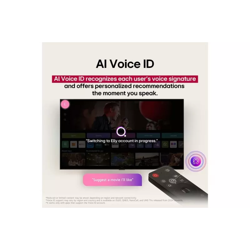 LG UHD AI 65UA75003LA TV 165,1 cm (65 collas) 4K Ultra HD Smart TV Wi-Fi Melns