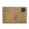 DIN sliedes barošanas bloks QOLTEC 30W 24V 1.25A pelēks