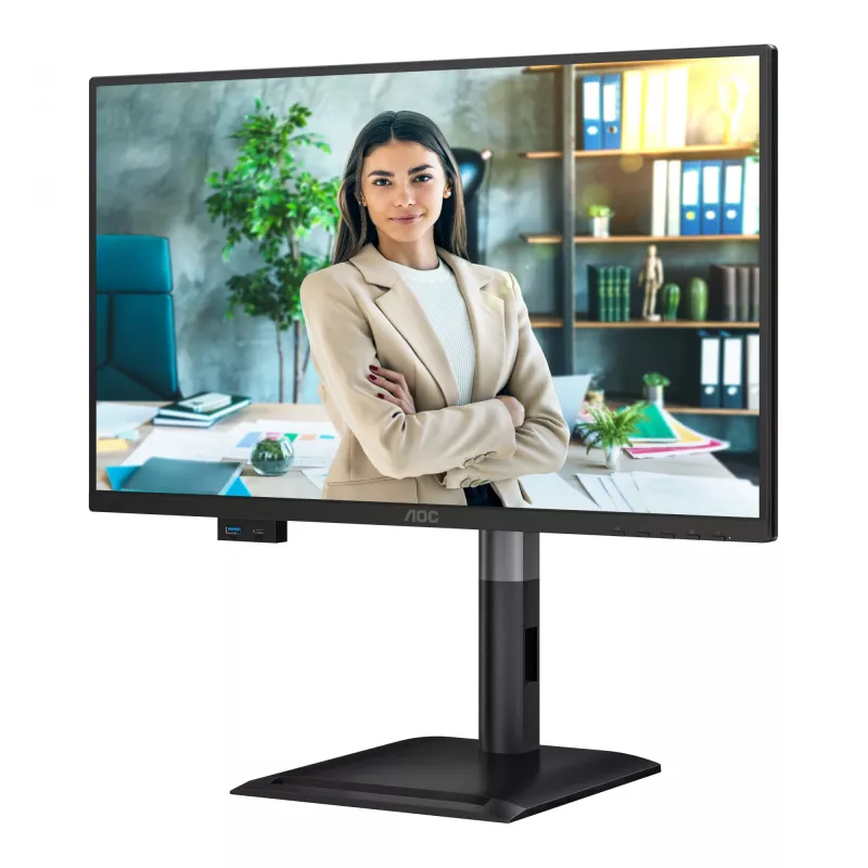 AOC 24P4CV datora monitors 60,5 cm (23,8 collas) 1920 x 1080 pikseļi Full HD LED melns