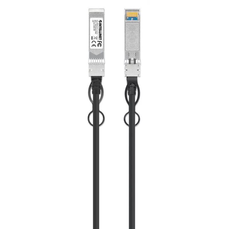 Intellinet 5m 10G SFP+ Passive Direct Attach Copper Twinax kabelis 24AWG MSA SFP-H10GB-CU4M Saderīga