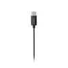 Hama Curly austiņas ar vadu, ievietojamas, zvaniem/mūzikai, USB Type-C, melnas