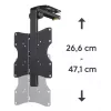 Hama 00220876 TV stiprinājums / statnis 116,8 cm (46 collas) Melns
