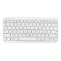 Bezvadu Bluetooth tastatūra ASUS KW100 Marshmallow — 75% izkārtojums, QWERTZ, šķērveida slēdži, balta