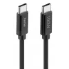 Hama Fabric USB kabelis USB 2.0 1.5 m USB C Melns