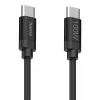 Hama Fabric USB kabelis USB 2.0 1.5 m USB C Melns