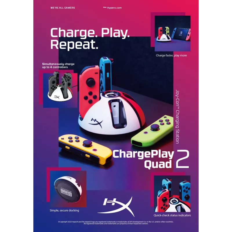 HyperX ChargePlay Quad 2