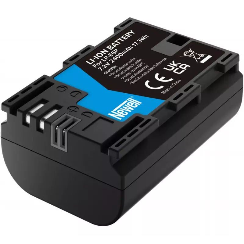Baterija Newell LP-E6P priekš Canon, 7.2V 2000mAh, uzlādējama kameras baterija