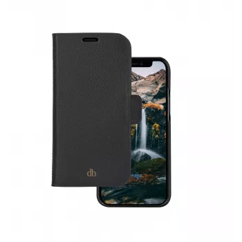 Folio telefona maciņš dbramante1928 New York priekš iPhone 11/XR — Night Melns, 6.1 collas (15.5 cm), 3 karšu kabatiņas