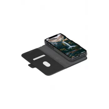 Folio telefona maciņš dbramante1928 New York priekš iPhone 11/XR — Night Melns, 6.1 collas (15.5 cm), 3 karšu kabatiņas