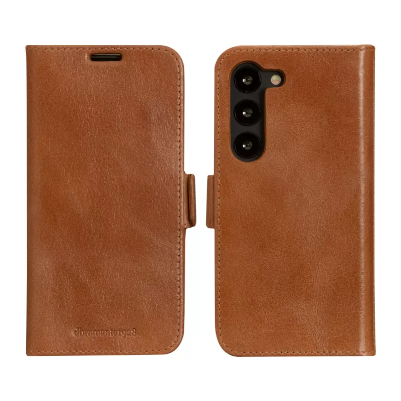 Folio telefona maciņš dbramante1928 Lynge Samsung Galaxy S23, āda, brūns, 6,1 collu ekrāns, 3 karšu kabatiņas
