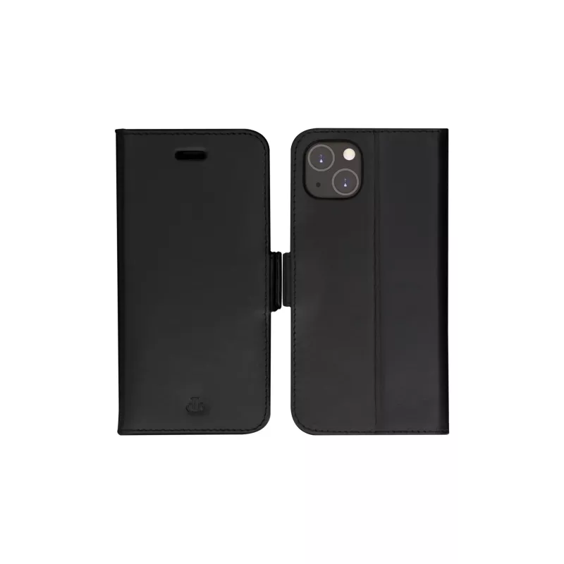 Wallet case dbramante1928 Copenhagen for iPhone 14 Plus (6.7 inch) — Melns, 3 card pockets, desktop stand