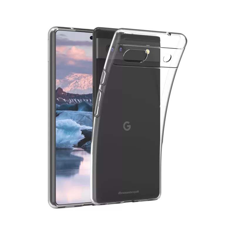 Vāciņa telefona maciņš dbramante1928 Greenland priekš Google Pixel 6a, pārstrādāta plastmasa, caurspīdīgs, ekrāniem līdz 15,5 cm (6,1 collas)
