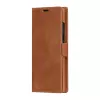 Folio tālruņa maciņš dbramante1928 Lynge Samsung Galaxy S23 Ultra, iedeguma krāsā, 3 karšu kabatiņas, piemērots 17,3 cm (6,8 collu) ekrānam