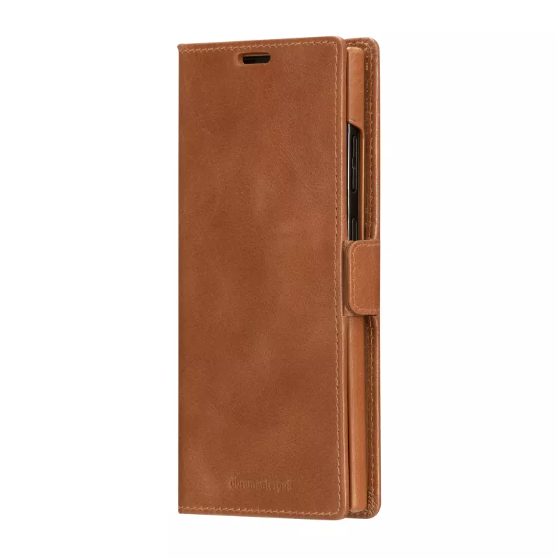Folio tālruņa maciņš dbramante1928 Lynge Samsung Galaxy S23 Ultra, iedeguma krāsā, 3 karšu kabatiņas, piemērots 17,3 cm (6,8 collu) ekrānam