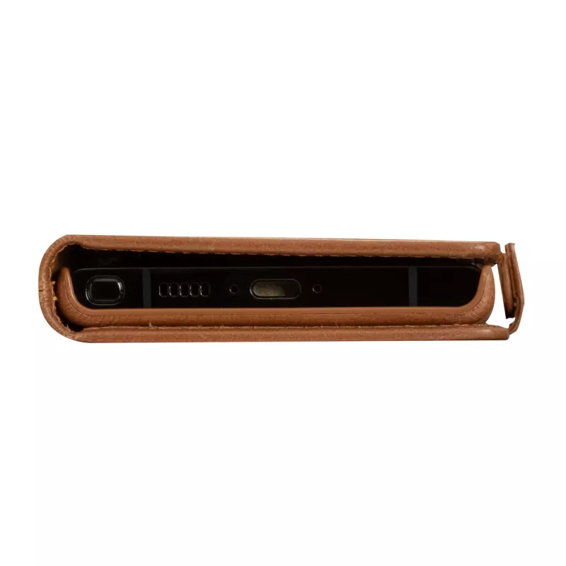 Folio tālruņa maciņš dbramante1928 Lynge Samsung Galaxy S23 Ultra, iedeguma krāsā, 3 karšu kabatiņas, piemērots 17,3 cm (6,8 collu) ekrānam