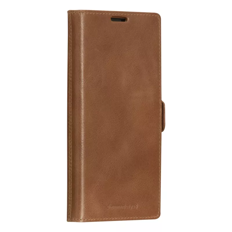 Folio tālruņa maciņš dbramante1928 Lynge Samsung Galaxy S23 Ultra, iedeguma krāsā, 3 karšu kabatiņas, piemērots 17,3 cm (6,8 collu) ekrānam