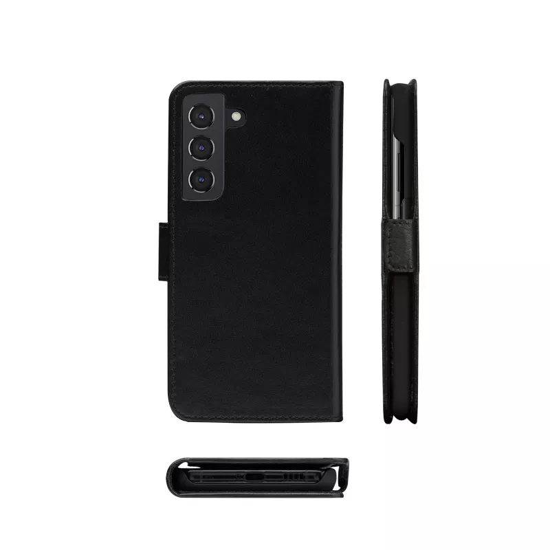 Wallet case dbramante1928 Lynge Samsung Galaxy S21+ (6.7 inch, Melns) ar 3 karšu kabatiņām