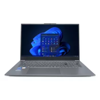 TERRA MOBILE 1717R Intel® Core™ i7 i7-1355U Klēpjdators 43,9 cm (17,3 collas) Full HD 16 GB DDR4-SDRAM 1 TB SSD Wi-Fi 6 (802.11ax) Windows 11 Pro vācu valodā Pelēks