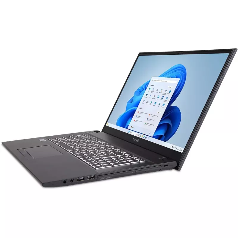 TERRA MOBILE 1716R Intel® Core™ i3 i3-1315U Portatīvais dators 43,9 cm (17,3 collas) Full HD 8 GB DDR4-SDRAM 500 GB SSD Wi-Fi 6 (802.11ax) Windows 11 Home Vācu Pelēks