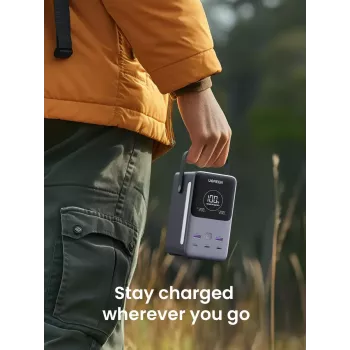 Ugreen Nexode Power Bank 48000 mAh Lithium pelēks