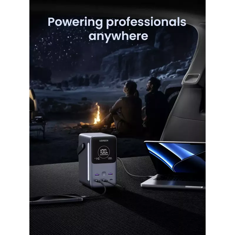 Ugreen Nexode Power Bank 48000 mAh Lithium pelēks