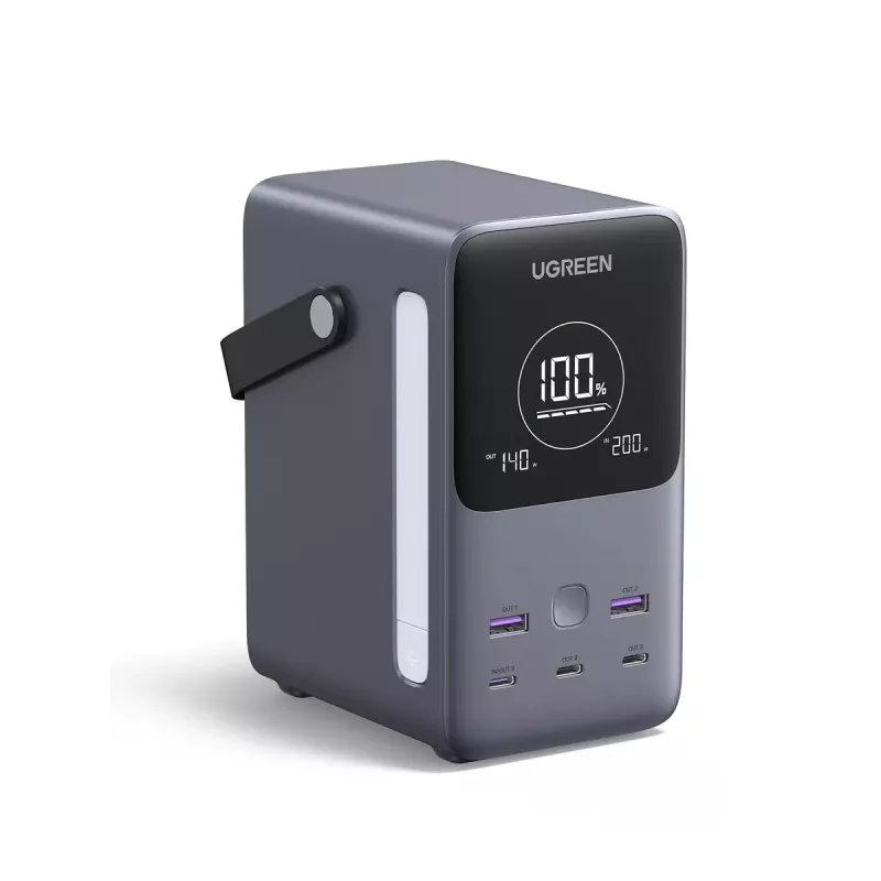 Ugreen Nexode Power Bank 48000 mAh Lithium pelēks