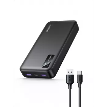 Ugreen 25683 ārējais akumulators 20000 mAh melns