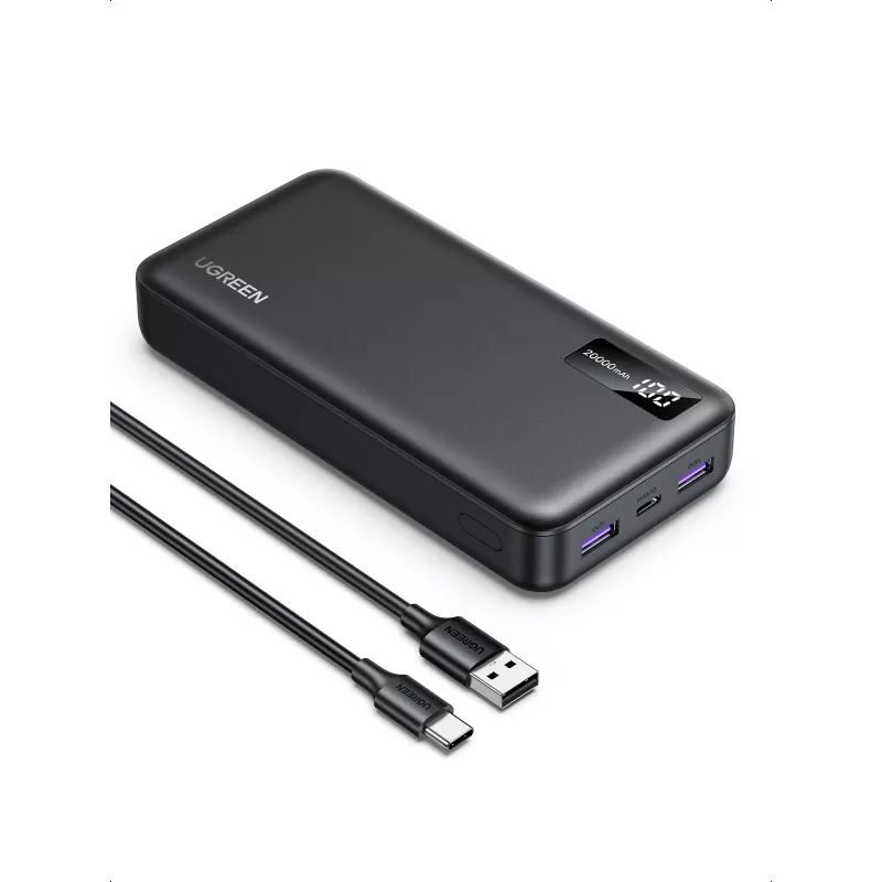 Ugreen 25683 ārējais akumulators 20000 mAh melns