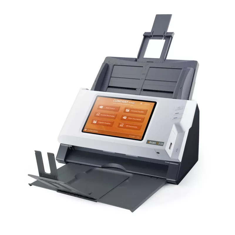 Plustek eScan A350 Enterprise ADF + manuālas padeves skeneris 600 x 600 DPI A4 melns, balts