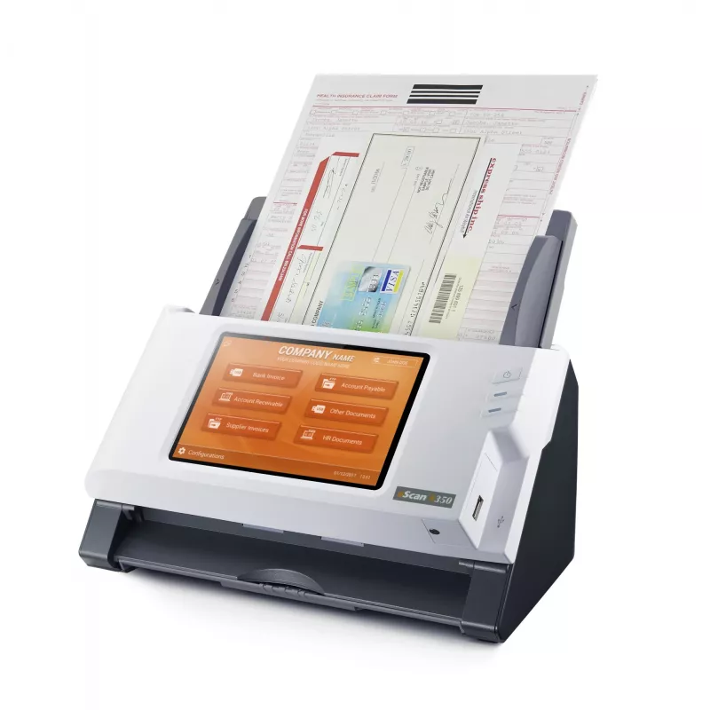 Plustek eScan A350 Enterprise ADF + manuālas padeves skeneris 600 x 600 DPI A4 melns, balts