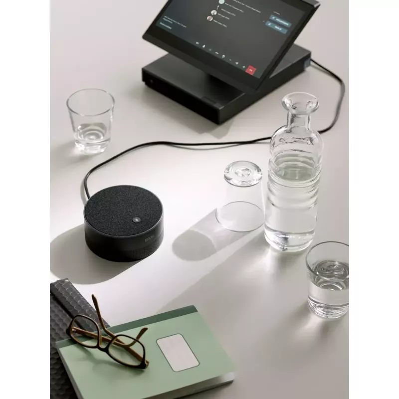 Grupu audio konferenču sistēma EPOS EXPAND Capture 5 — daudzvirzienu mikrofons, 20–8000 Hz, alumīnijs/plastmasa, melna, 123×315,6×53 mm