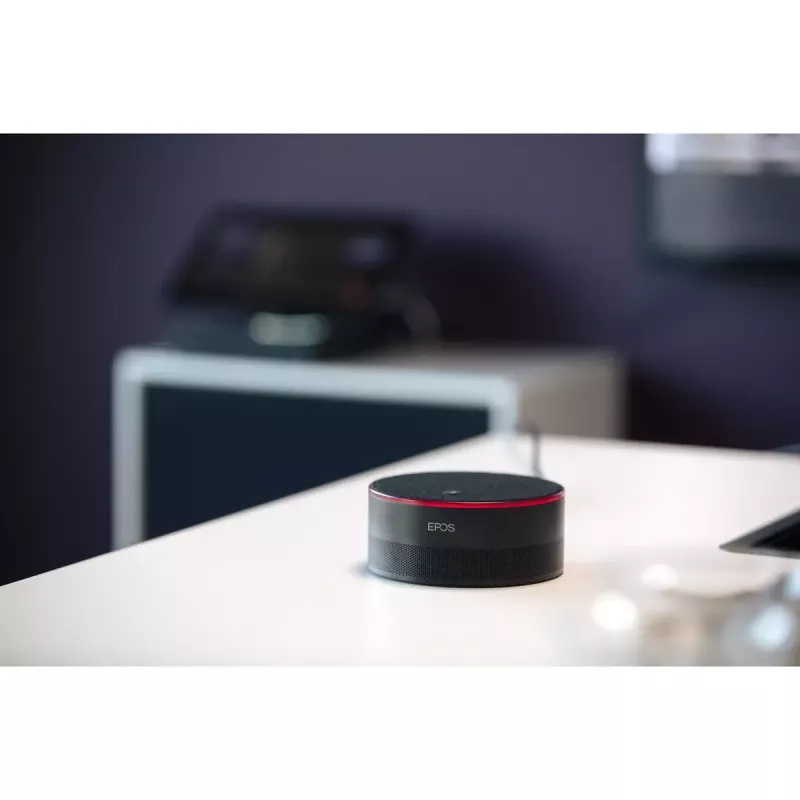 Grupu audio konferenču sistēma EPOS EXPAND Capture 5 — daudzvirzienu mikrofons, 20–8000 Hz, alumīnijs/plastmasa, melna, 123×315,6×53 mm