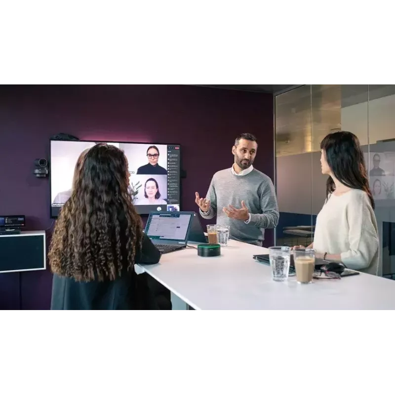 Grupu audio konferenču sistēma EPOS EXPAND Capture 5 — daudzvirzienu mikrofons, 20–8000 Hz, alumīnijs/plastmasa, melna, 123×315,6×53 mm
