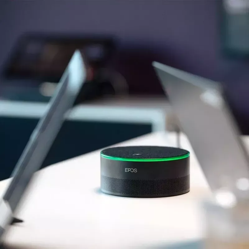 Grupu audio konferenču sistēma EPOS EXPAND Capture 5 — daudzvirzienu mikrofons, 20–8000 Hz, alumīnijs/plastmasa, melna, 123×315,6×53 mm