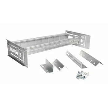 Rack rail EQUIP EZR-DIN-3 — 19 inch (48.3 cm) 3U DIN, RAL7035 pelēks, platums 485 mm, dziļums 150 mm